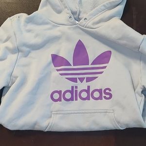 🚨3for15🚨Gray & Purple Adidas sweatshirt